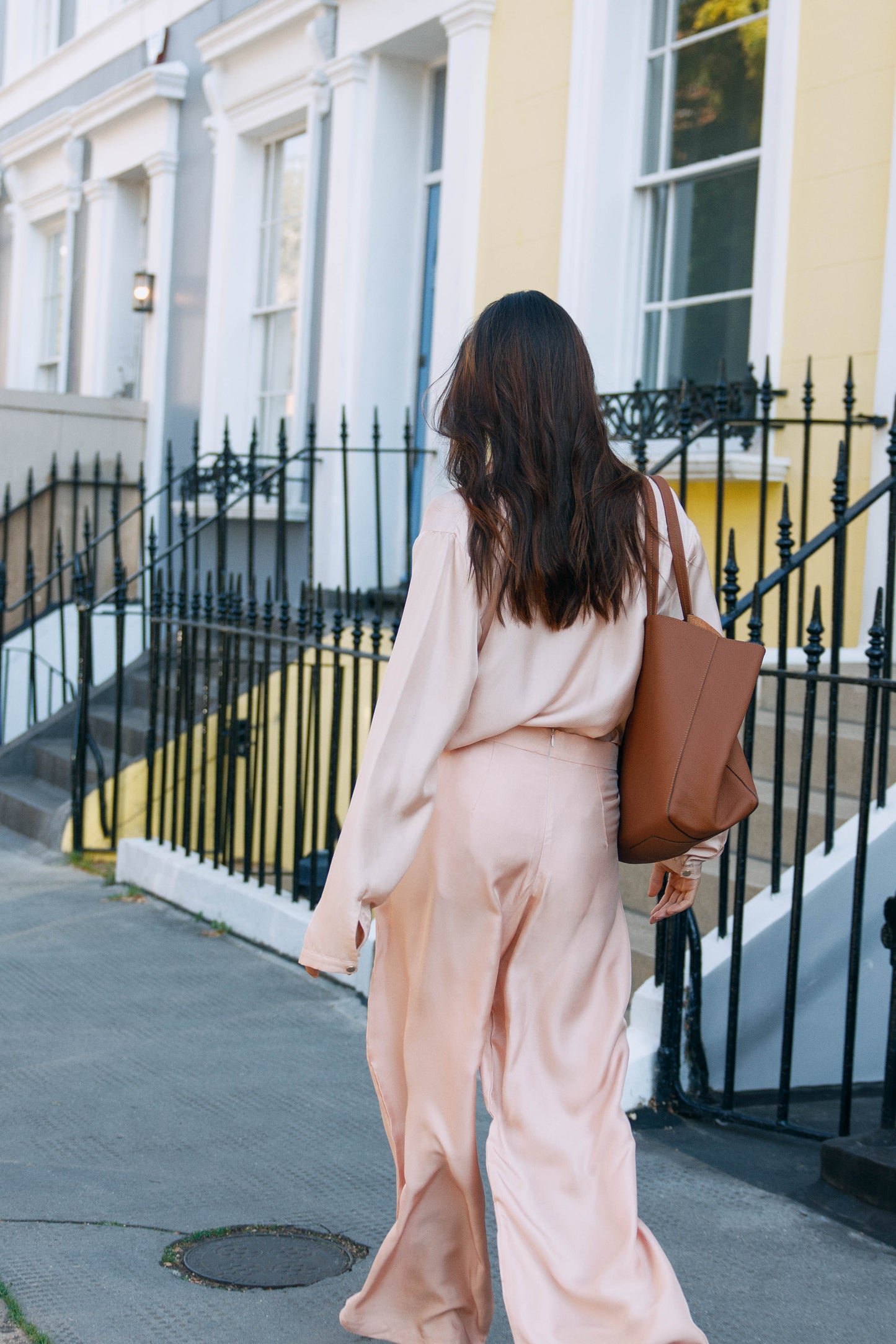 Signature Silk Wide Leg Trouser
