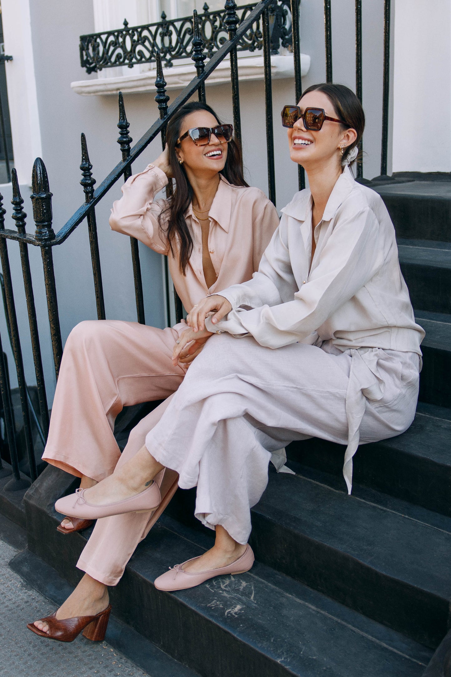 Signature Silk Wide Leg Trouser