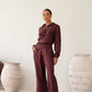 The Silk Trouser and Blouse in Bakery