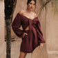 linen blouse & short set