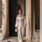 Signature Linen Wide Leg Trouser