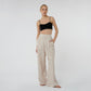 Signature Linen Wide Leg Trouser